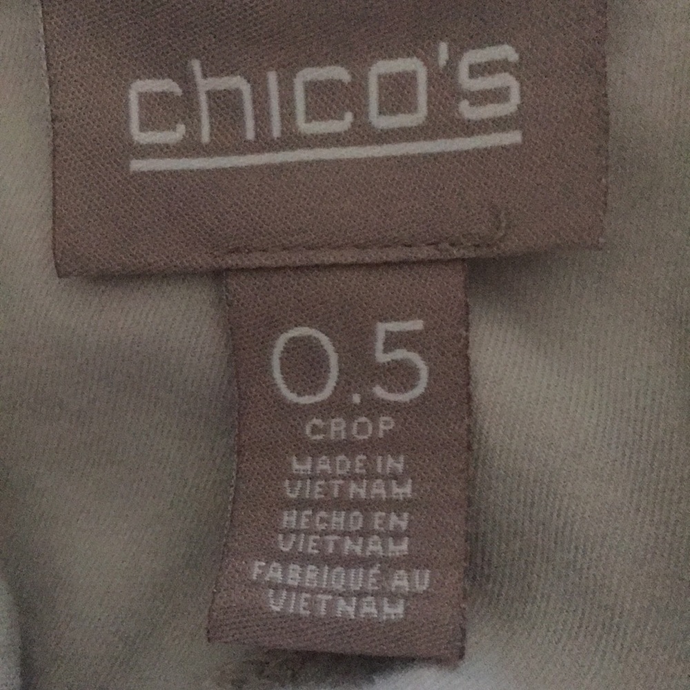 Chico’s Women’s Crop Capri’s - Picture 3 of 4